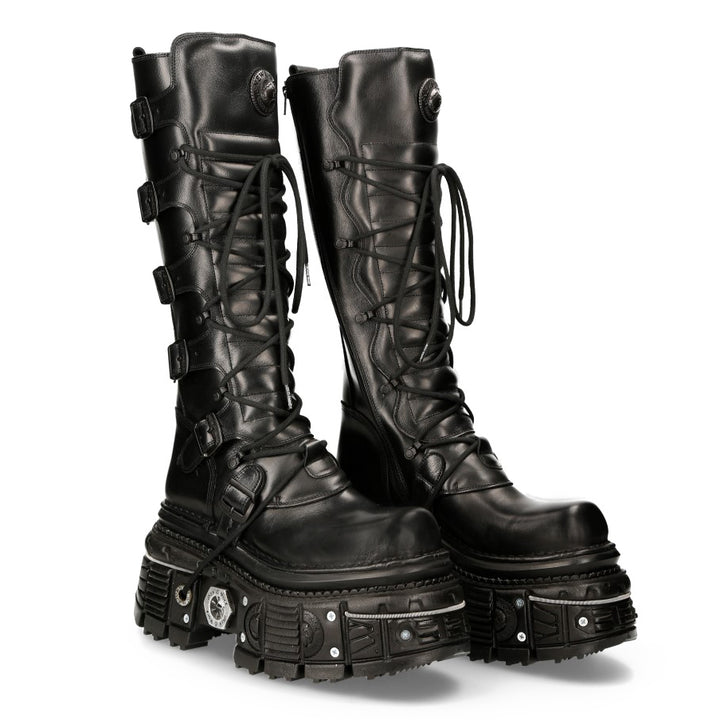 New Rock - Metallic Ankle Boot M-272-C46