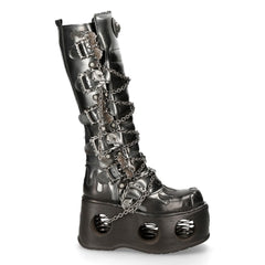 New Rock - Metallic Ankle Boot M-272-C49