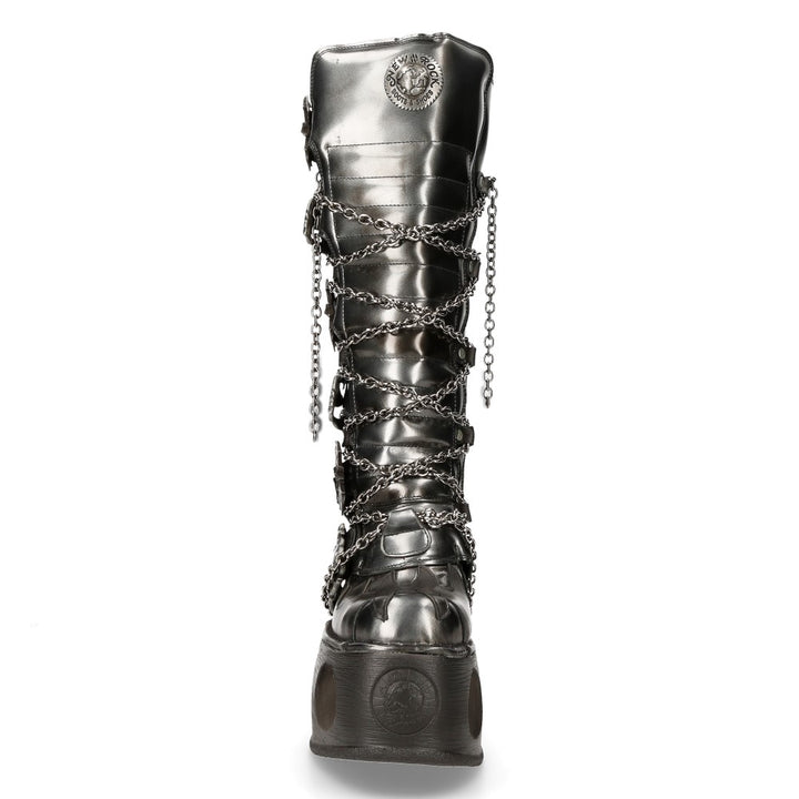 New Rock - Metallic Ankle Boot M-272-C49