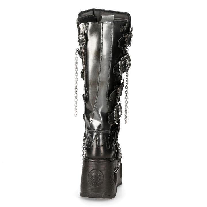 New Rock - Metallic Ankle Boot M-272-C49