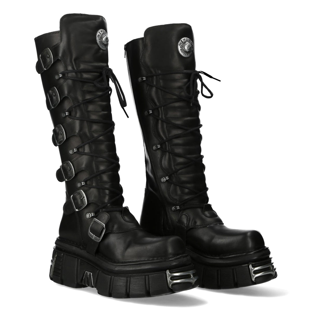 New Rock - Metallic Ankle Boot M-272-C60