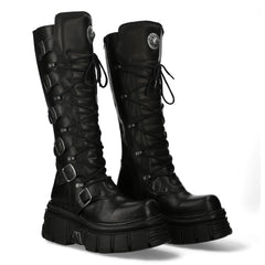 New Rock - Metallic Ankle Boot M-272-C61