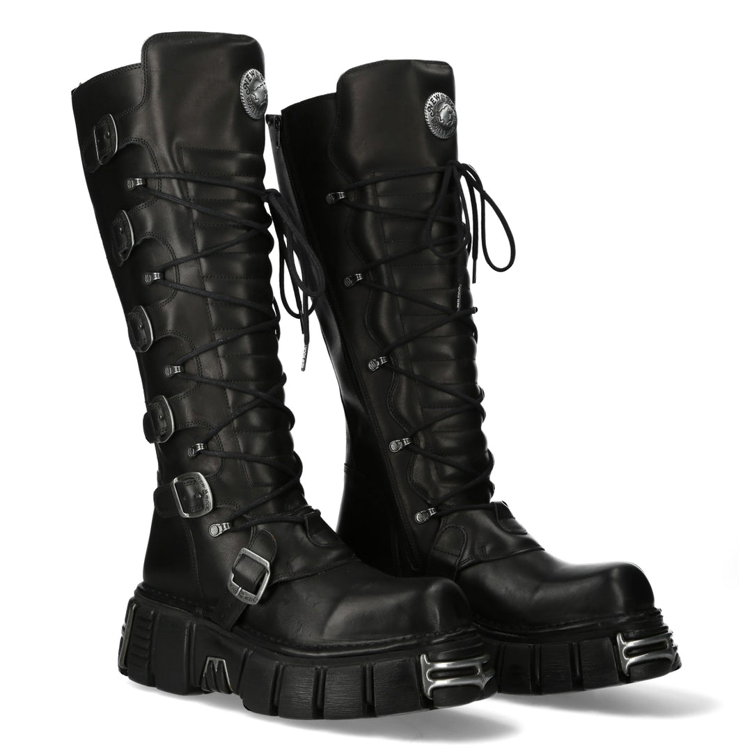 New Rock - Metallic Ankle Boot M-272-C65