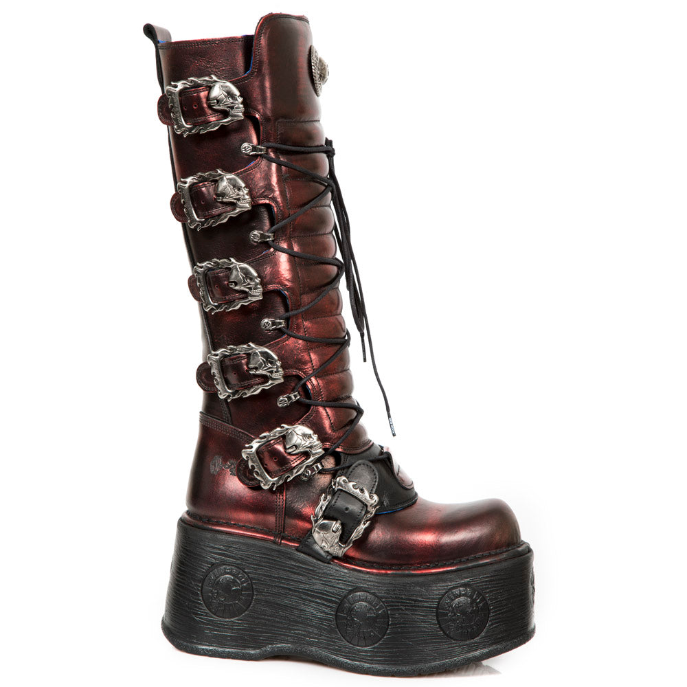 New Rock - Metallic Ankle Boot M-272-CZ03