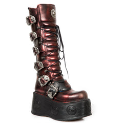 New Rock - Metallic Ankle Boot M-272-CZ03