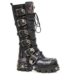New Rock - Metallic Ankle Boot M-272-CZ18