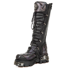 New Rock - Metallic Ankle Boot M-272-CZ18