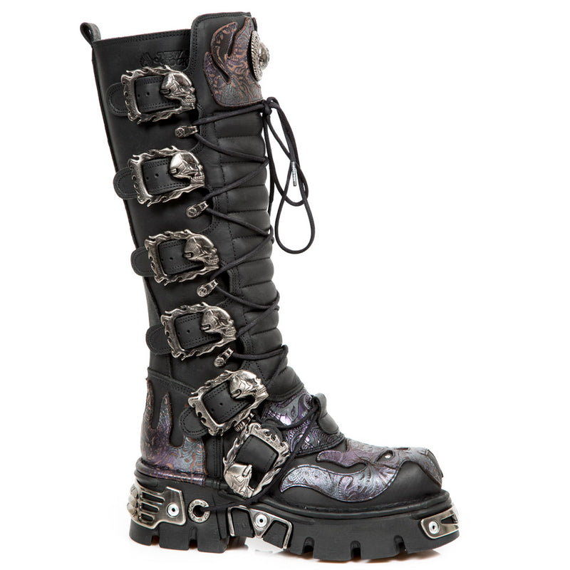 New Rock - Metallic Ankle Boot M-272-CZ18