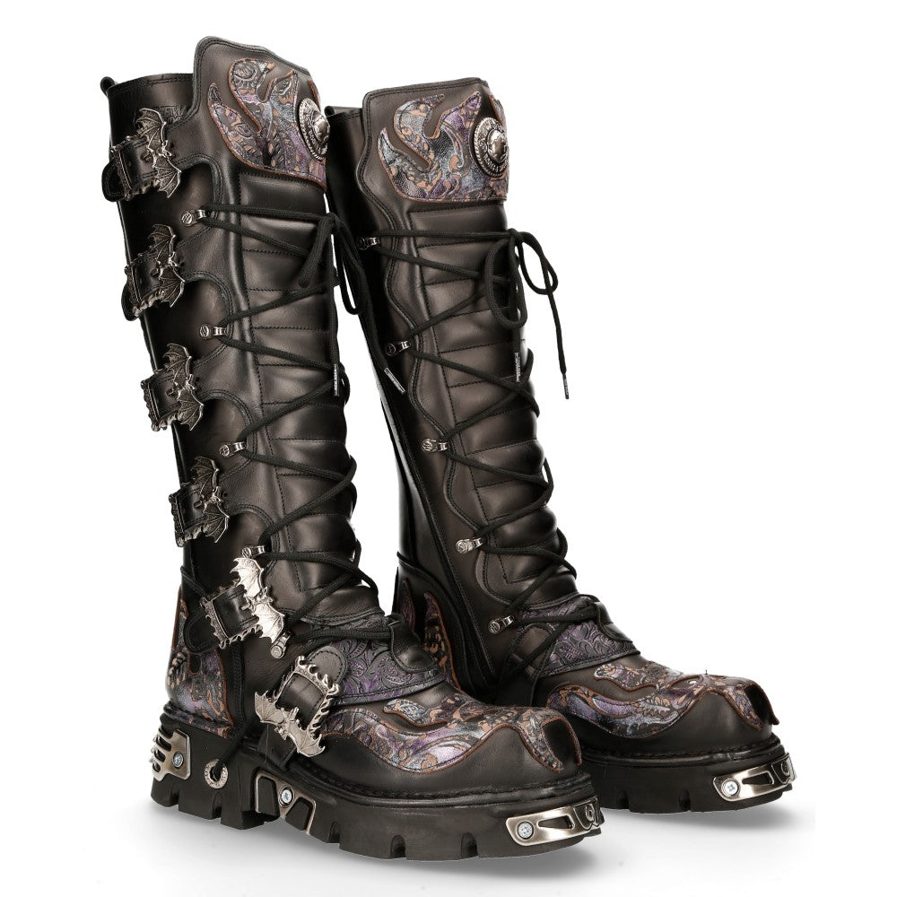 New Rock - Metallic Ankle Boot M-272-CZ33