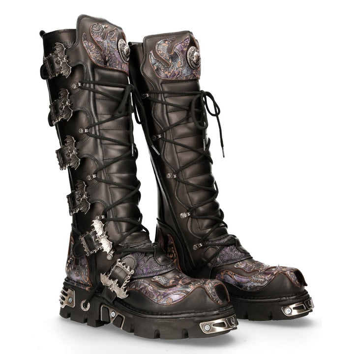 New Rock - Metallic Ankle Boot M-272-CZ33