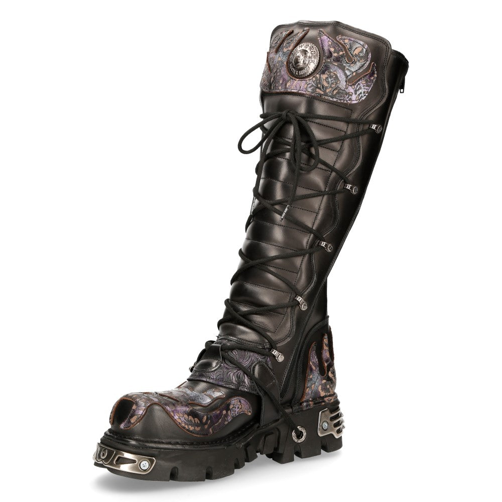 New Rock - Metallic Ankle Boot M-272-CZ33