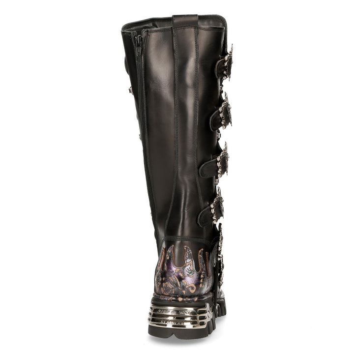 New Rock - Metallic Ankle Boot M-272-CZ33