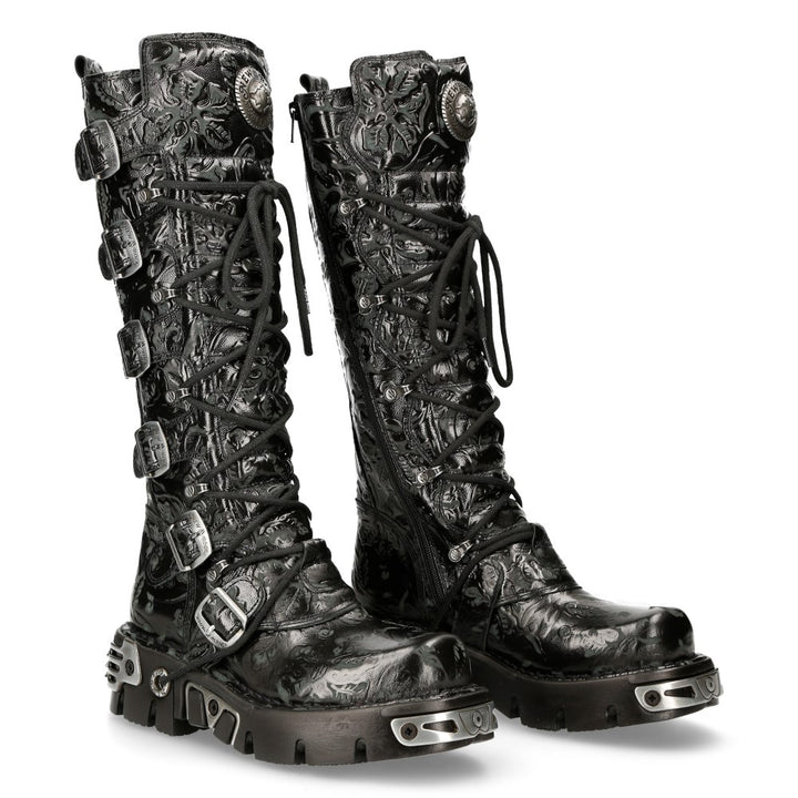 New Rock - Metallic Ankle Boot M-272-CZ35