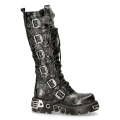 New Rock - Metallic Ankle Boot M-272-CZ35