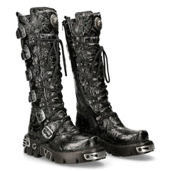 New Rock - Metallic Ankle Boot M-272-CZ35