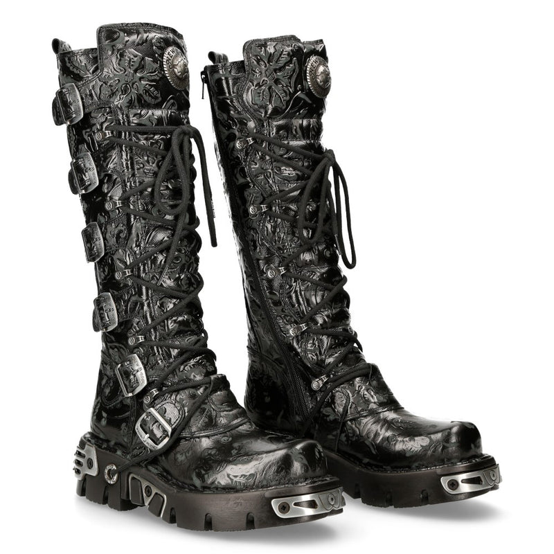 New Rock - Metallic Ankle Boot M-272-CZ35