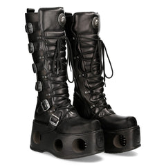 New Rock - Metallic Ankle Boot M-272-S2