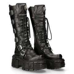 New Rock - Metallic Ankle Boot M-272-S3