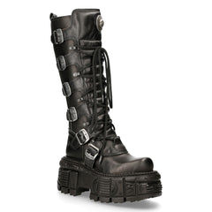 New Rock - Metallic Ankle Boot M-272-S3
