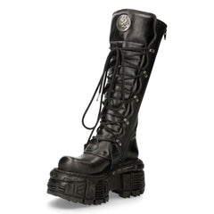 New Rock - Metallic Ankle Boot M-272-S3