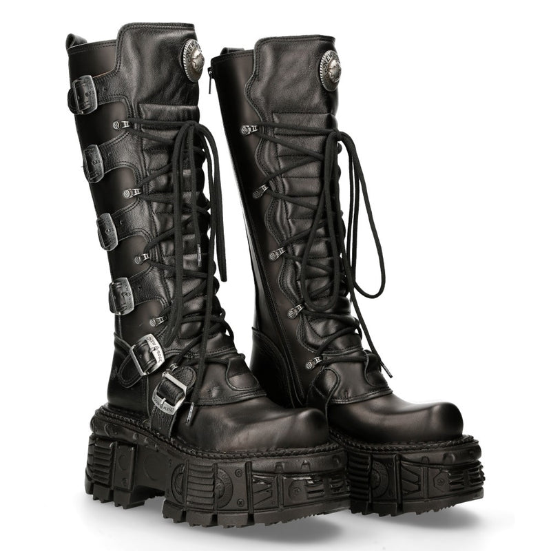 New Rock - Metallic Ankle Boot M-272-S3
