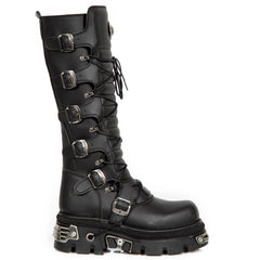 New Rock - Metallic Ankle Boot M-272-VC1