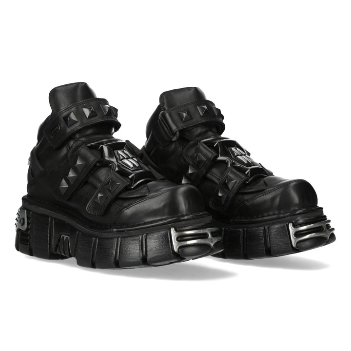 New Rock – Metallic Collection Leather Boot M-285PG-C1