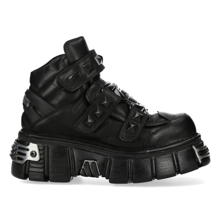 New Rock – Metallic Collection Leather Boot M-285PG-C1