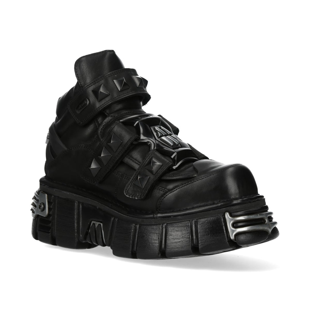 New Rock – Metallic Collection Leather Boot M-285PG-C1