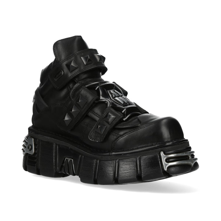 New Rock – Metallic Collection Leather Boot M-285PG-C1