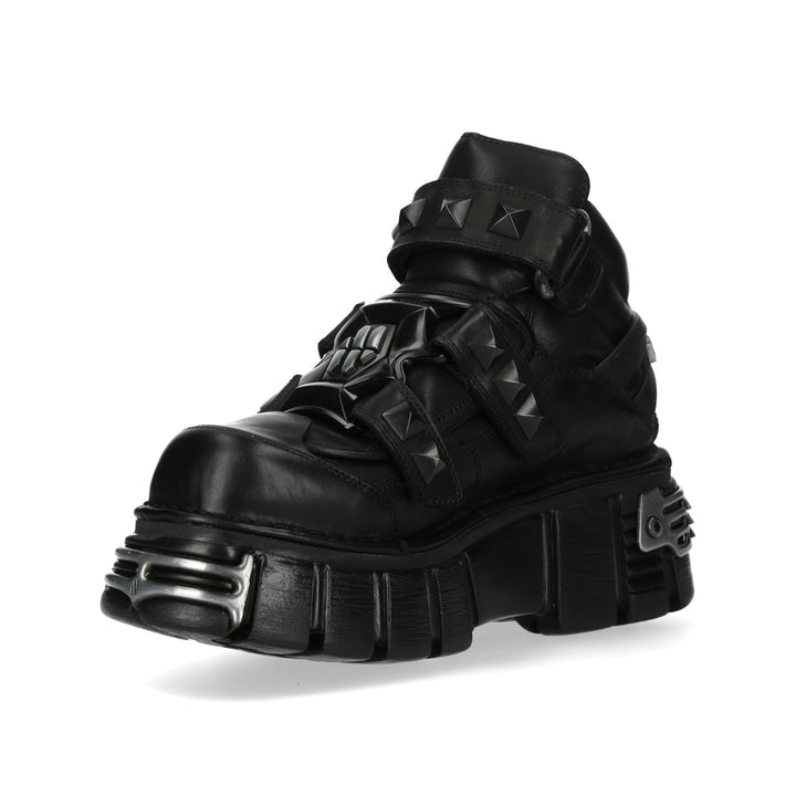 New Rock – Metallic Collection Leather Boot M-285PG-C1