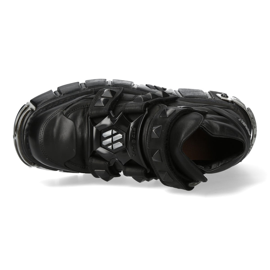 New Rock – Metallic Collection Leather Boot M-285PG-C1