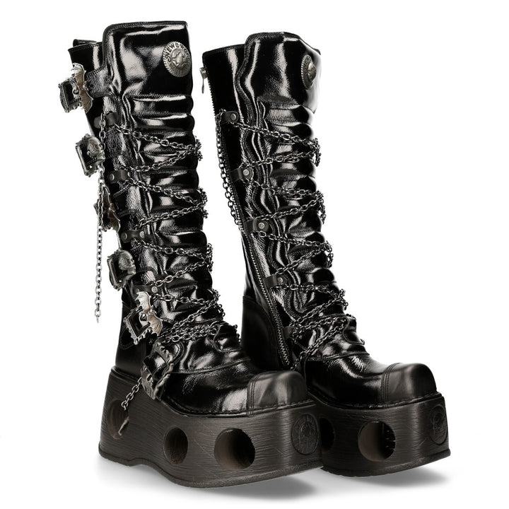 New Rock - Metallic Ankle Boot M-314-C11