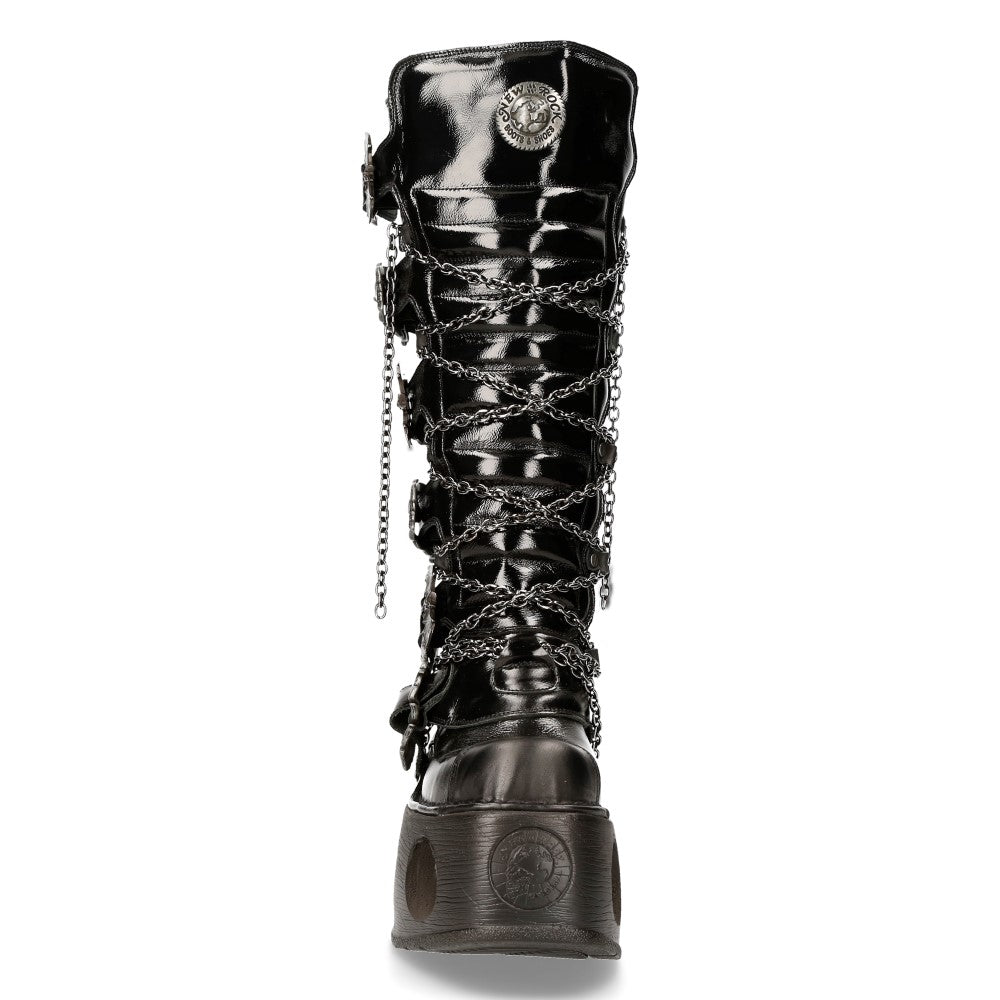 New Rock - Metallic Ankle Boot M-314-C11