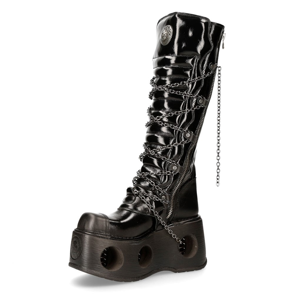 New Rock - Metallic Ankle Boot M-314-C11