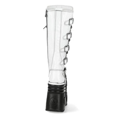 New Rock – Metallic Collection Leather Boot White M‑314‑C12