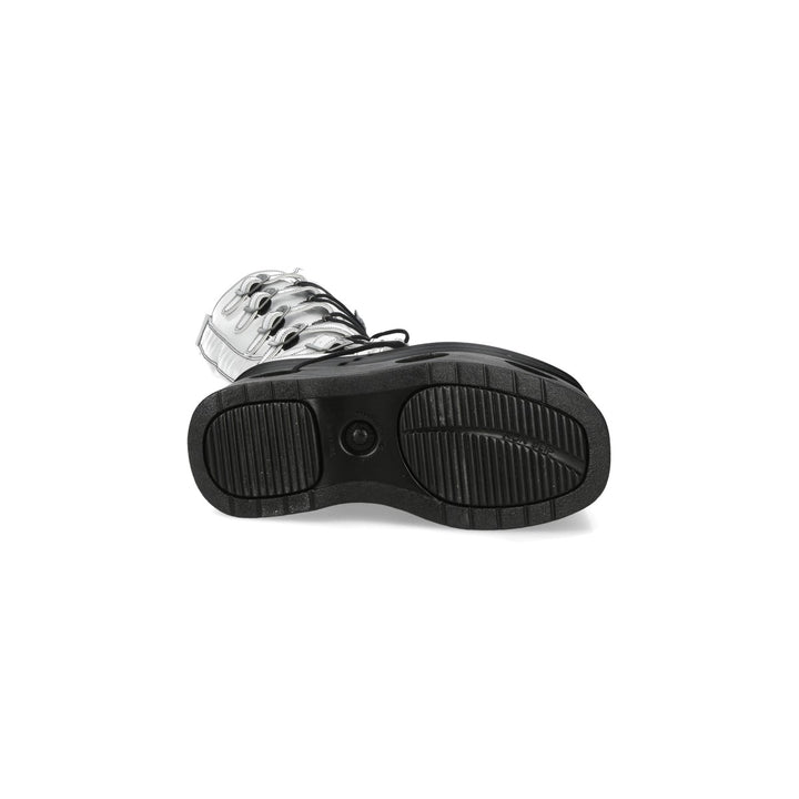New Rock – Metallic Collection Leather Boot White M‑314‑C12
