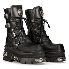 New Rock - Metallic Ankle Boot M-373-C106