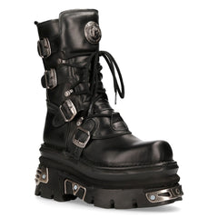 New Rock - Metallic Ankle Boot M-373-C106