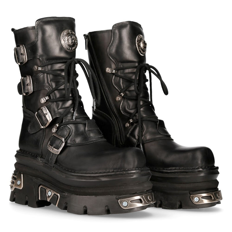 New Rock - Metallic Ankle Boot M-373-C106