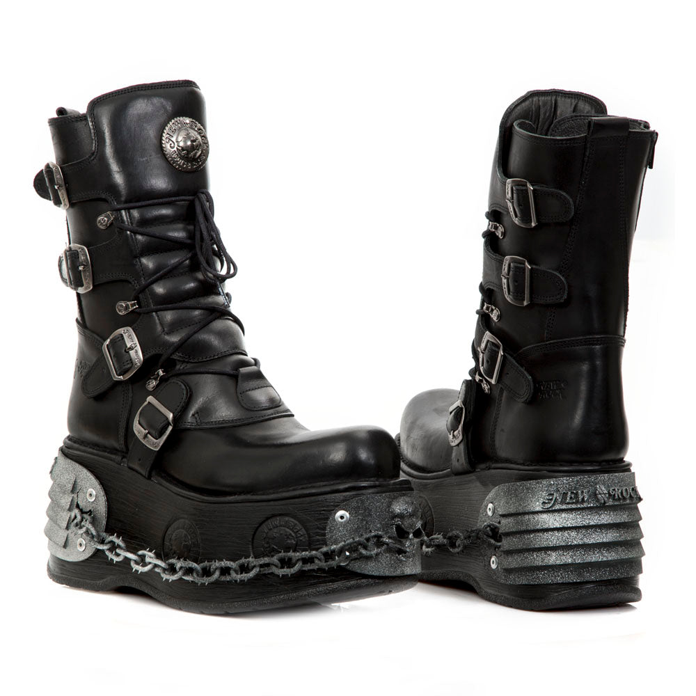 New Rock - Metallic Boot M-373-C76