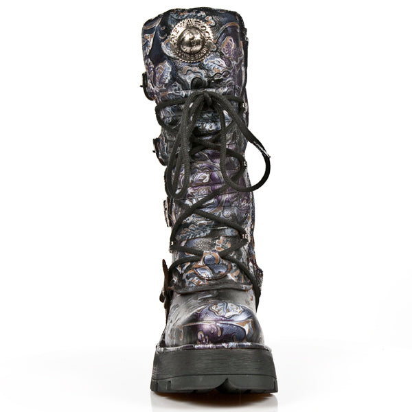 New Rock - Metallic Boot M-373-Q2