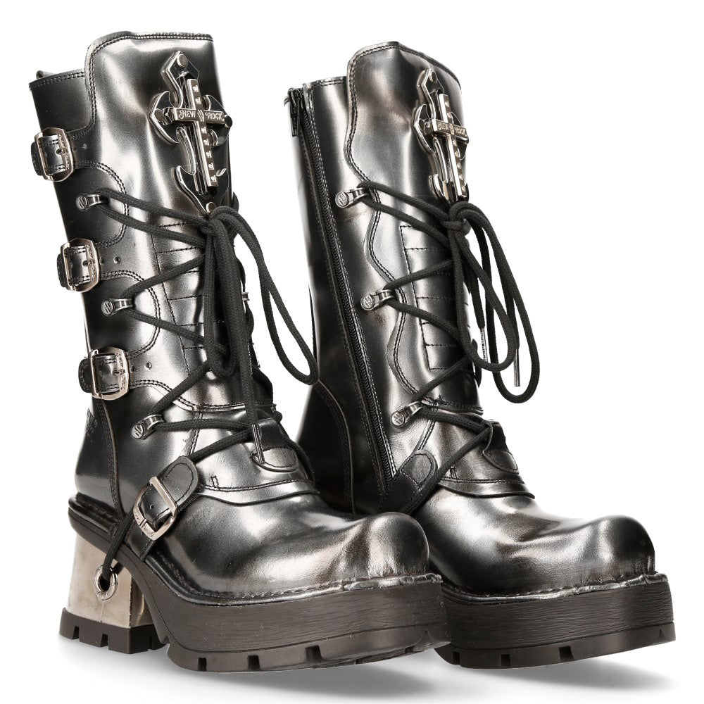 New Rock - Metallic Boot M-373Q-C4