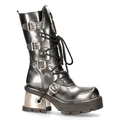 New Rock - Metallic Boot M-373Q-C4