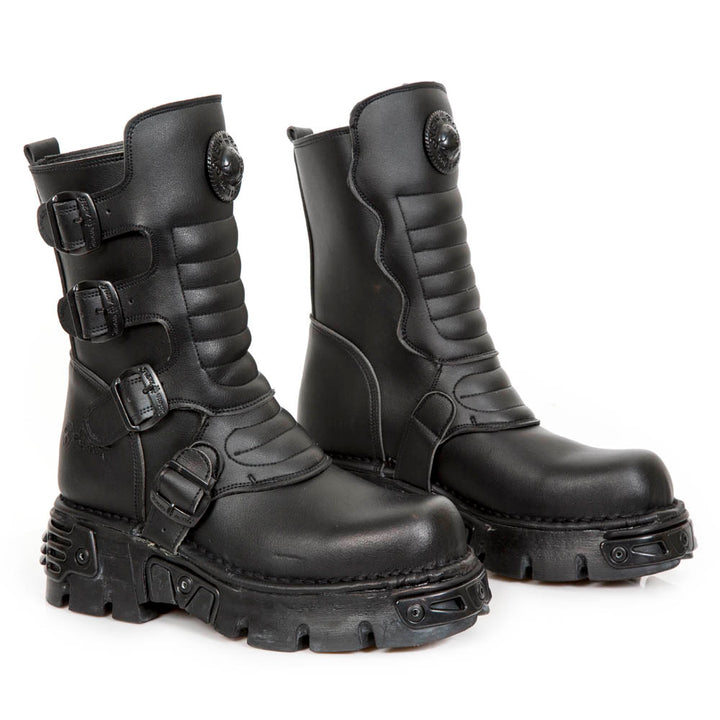 New Rock - Metallic Boot M-373X-V1