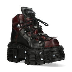 New Rock – Metallic Collection Platform Ankle Boot M-756-C11