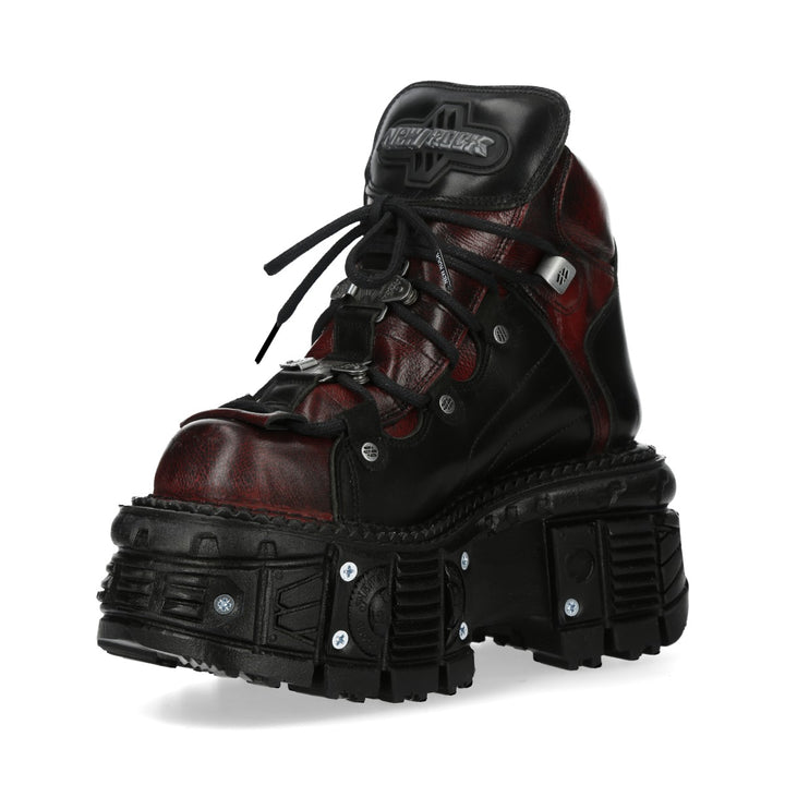 New Rock – Metallic Collection Platform Ankle Boot M-756-C11