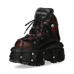 New Rock – Metallic Collection Platform Ankle Boot M-756-C11