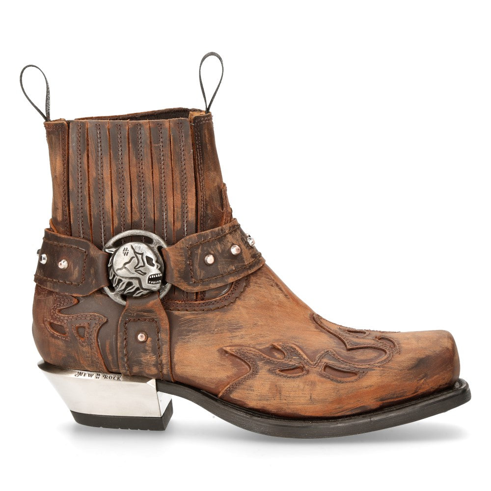 New Rock – West Collection Leather Ankle Boot 7966-C9