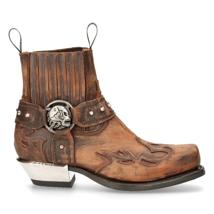 New Rock – West Collection Leather Ankle Boot 7966-C9